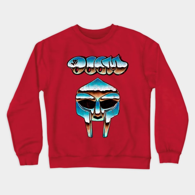 MF doom 80s Crewneck Sweatshirt by OniSide